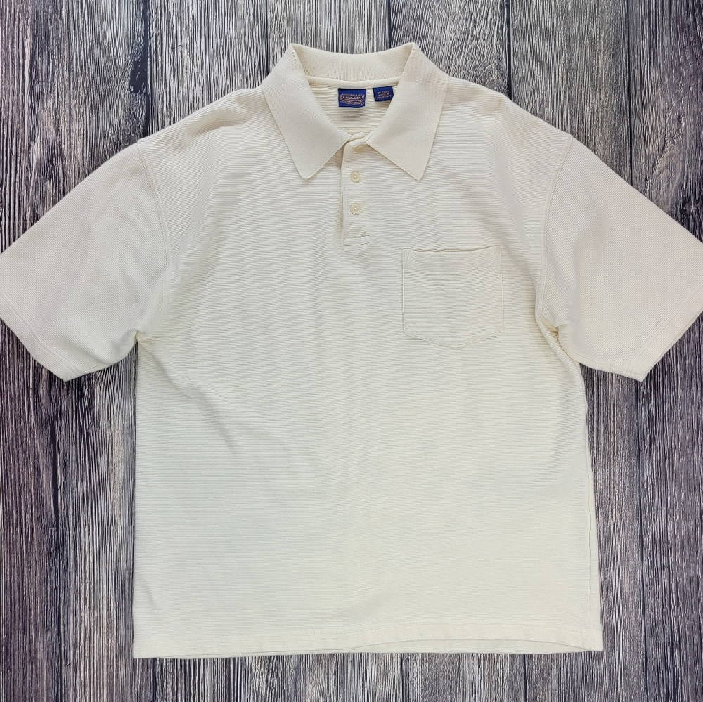 Pendleton Men's Ribbed Cotton Polo Shirt